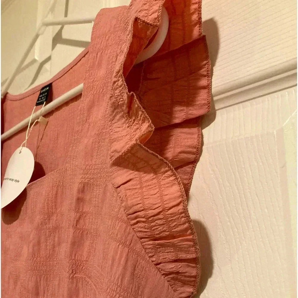 New SHEIN girls blouse Sz. Medium pink top NWT - Picture 4 of 6